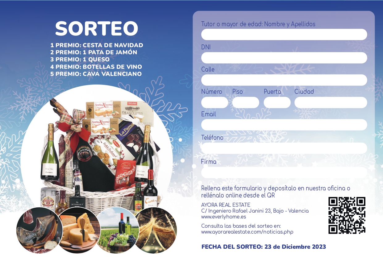 Premios de sorteo navidad
